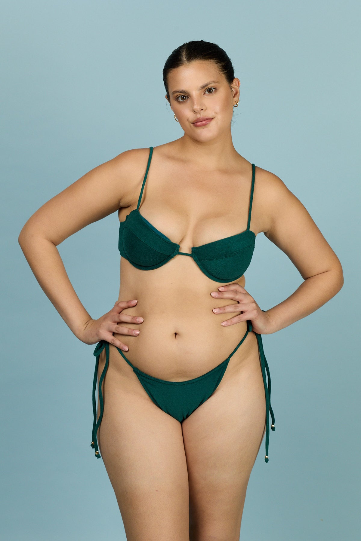 Capri Towel Fabric Bikini Set